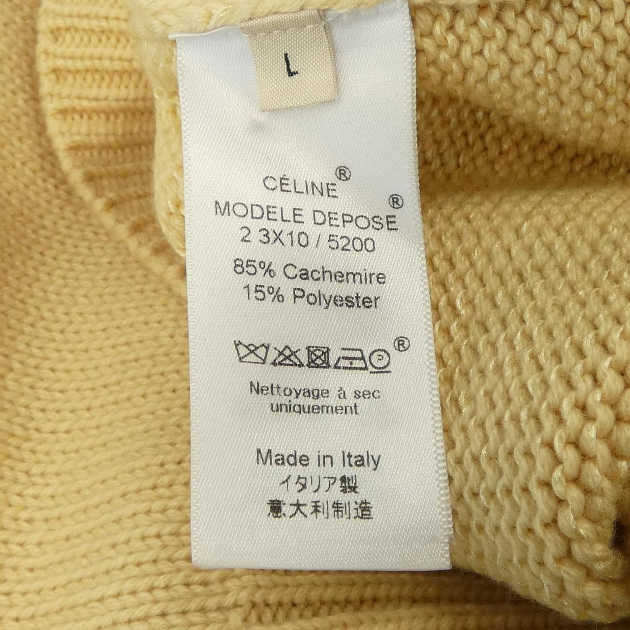 Celine Celine Celine Cashmere Knit Others Tops 23X10/5200 DUTY FREE for USA Size ONE SIZE - 3 Thumbnail