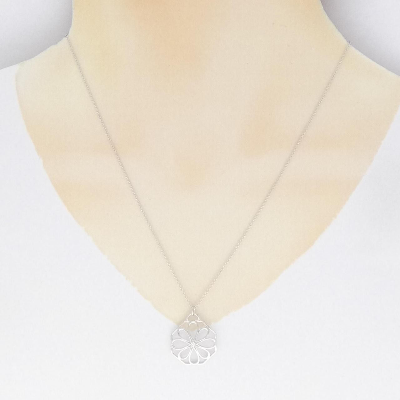 Tiffany & Co. Tiffany & Co. Tiffany & Co. 750 White Gold Diamond Necklace Metal Necklace DUTY FREE for USA Size ONE SIZE - 6 Thumbnail