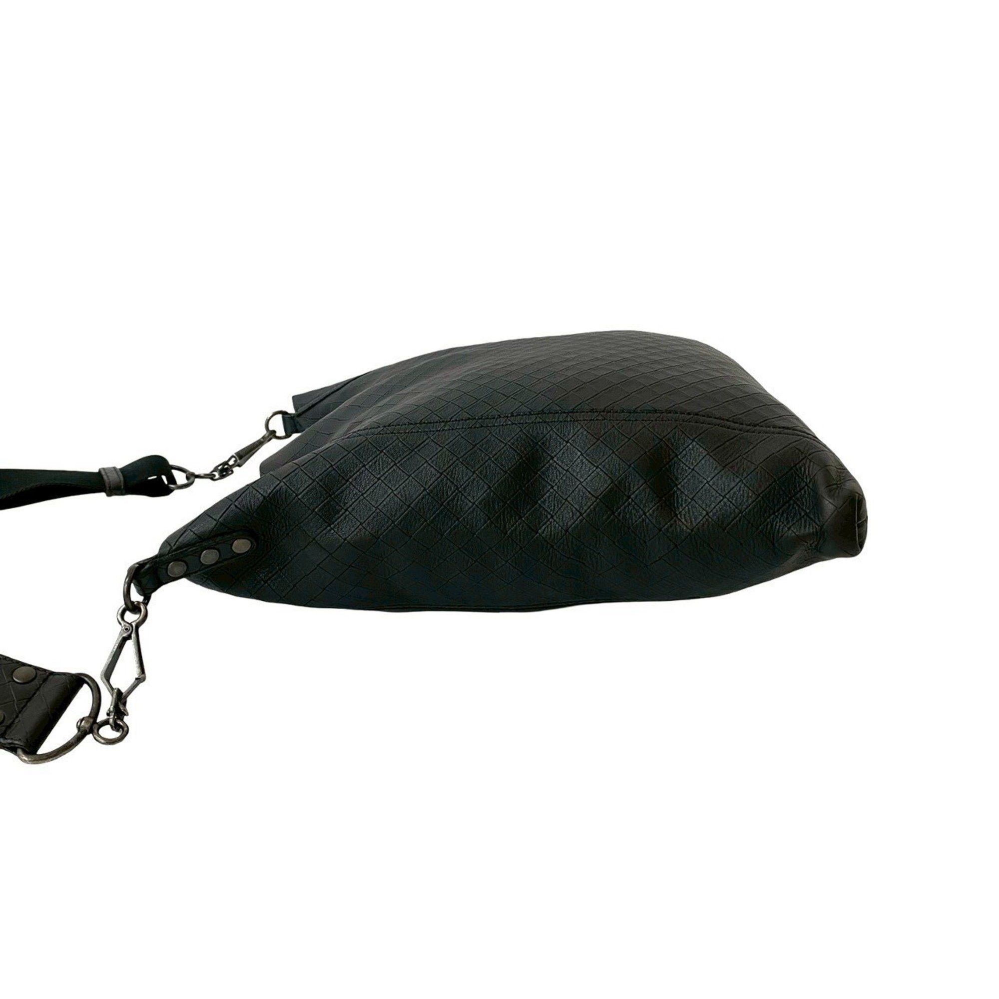 Bottega Veneta BOTTEGA VENETA Intrecciato Leather Shoulder Bag/Crossbody Bag, Black, 14254 Size ONE SIZE - 5 Thumbnail