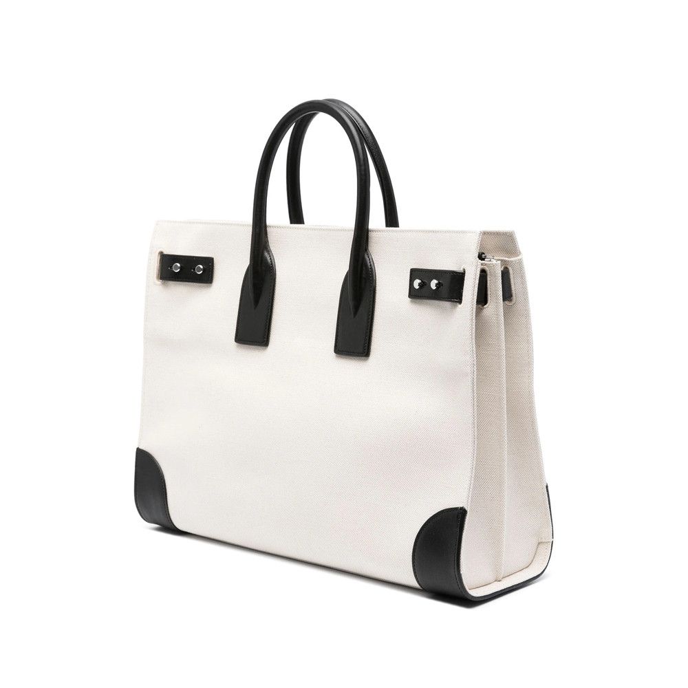 Saint Laurent Paris Saint Laurent WHITE Tote Bags Size ONE SIZE - 3 Thumbnail