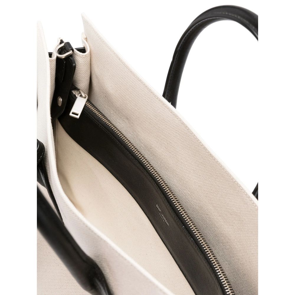 Saint Laurent Paris Saint Laurent WHITE Tote Bags Size ONE SIZE - 5 Thumbnail