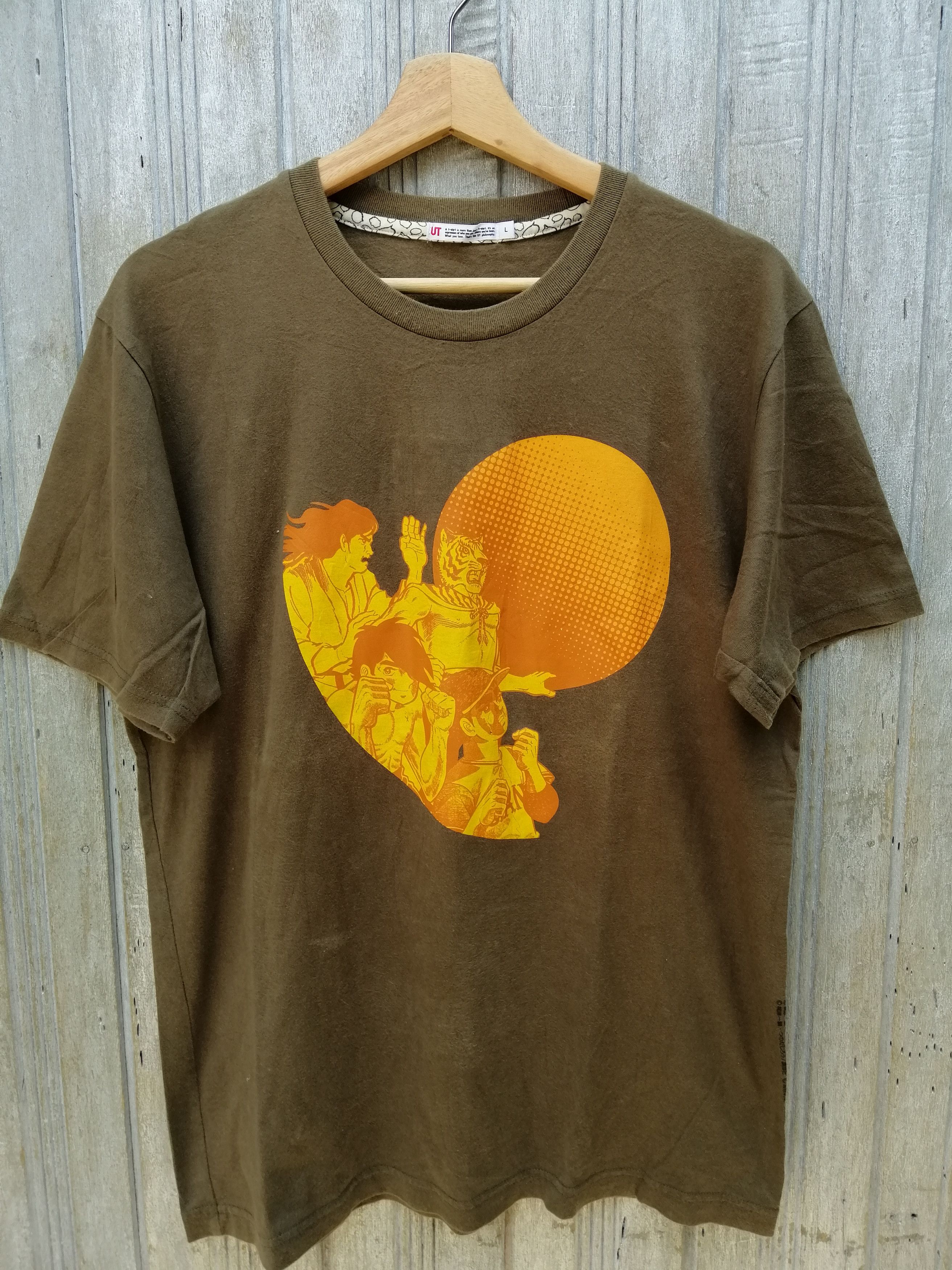 Anime Rare!!! Joe Yabuki Hyuma Hoshi Matsutatsu Oyama Tiger Mask T Size US M / EU 48-50 / 2 - 2 Thumbnail