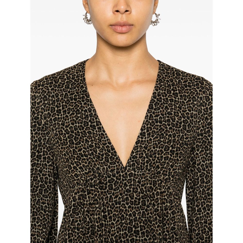 Saint Laurent Paris Saint Laurent BROWN Dresses - Day Dresses Size M / US 6-8 / IT 42-44 - 2 Thumbnail