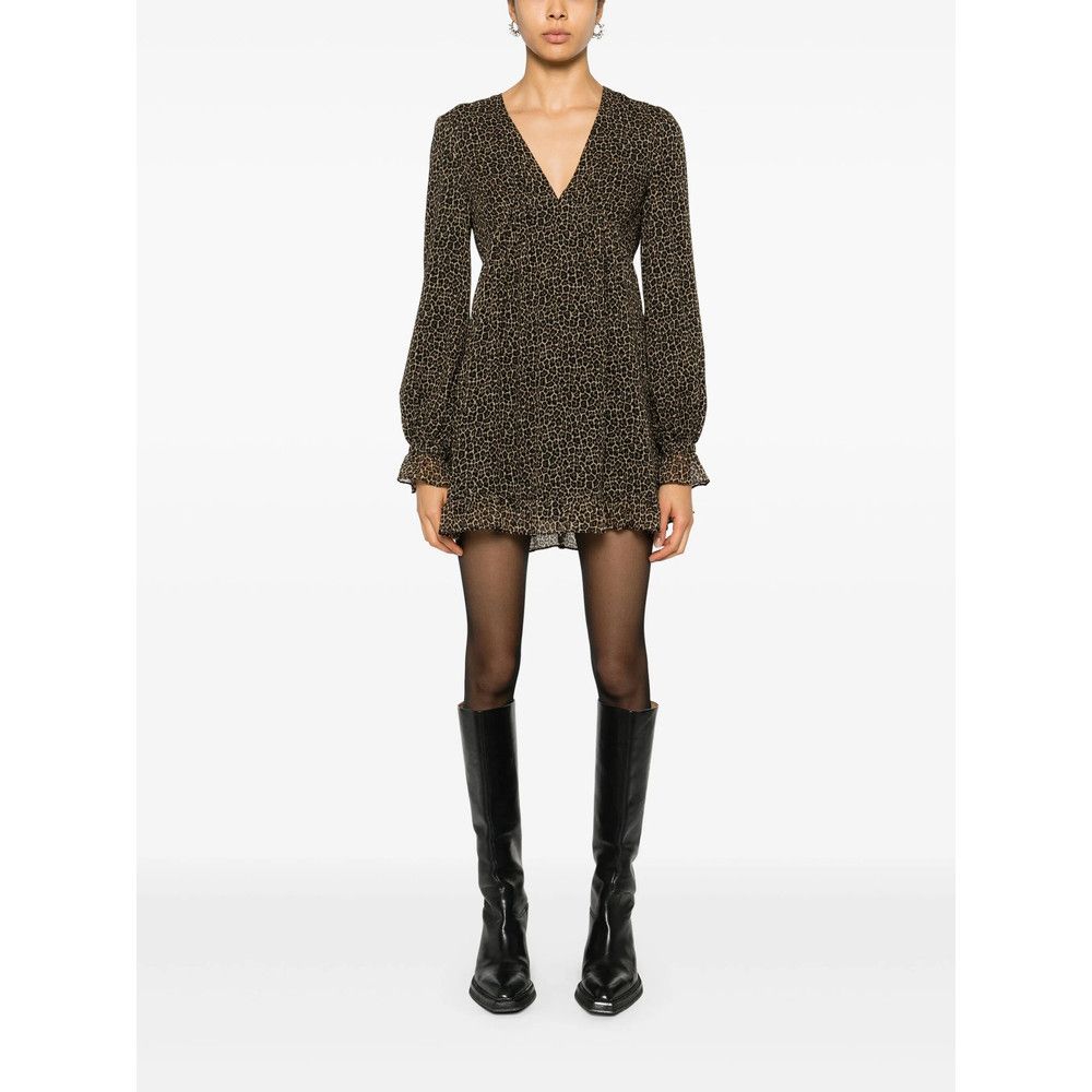 Saint Laurent Paris Saint Laurent BROWN Dresses - Day Dresses Size M / US 6-8 / IT 42-44 - 4 Thumbnail