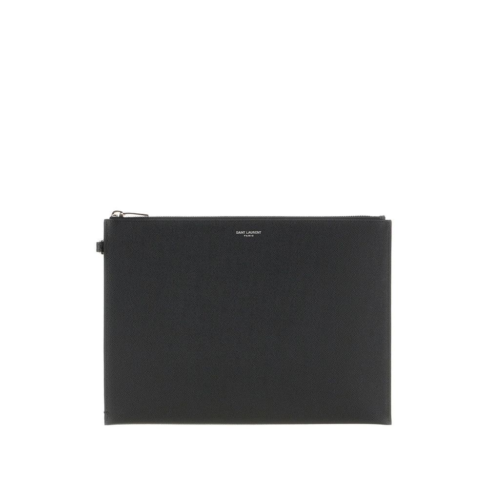Saint Laurent Paris Saint Laurent BLACK Clutch Bags Size ONE SIZE - 5 Thumbnail