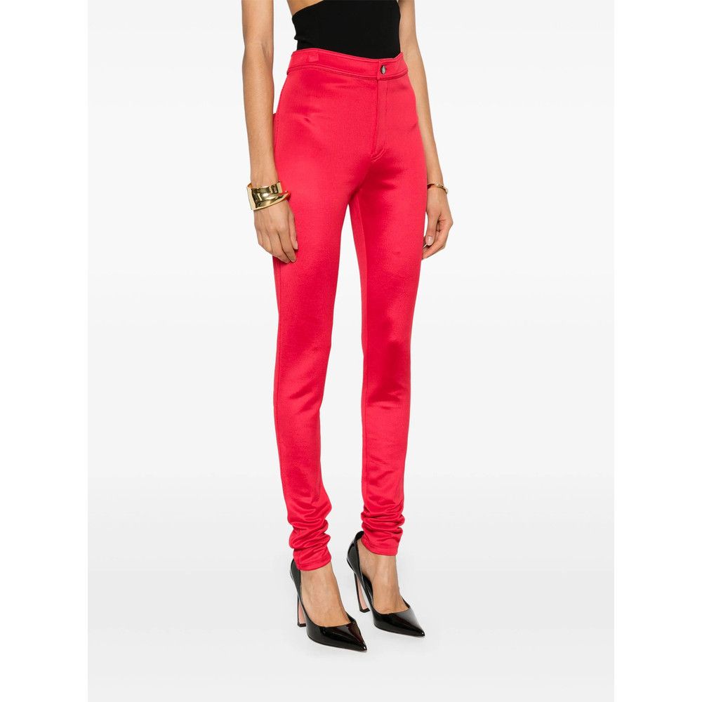 Saint Laurent Paris Saint Laurent RED Trousers - Skinny Trousers Size 27" / US 4 / IT 40 - 4 Thumbnail