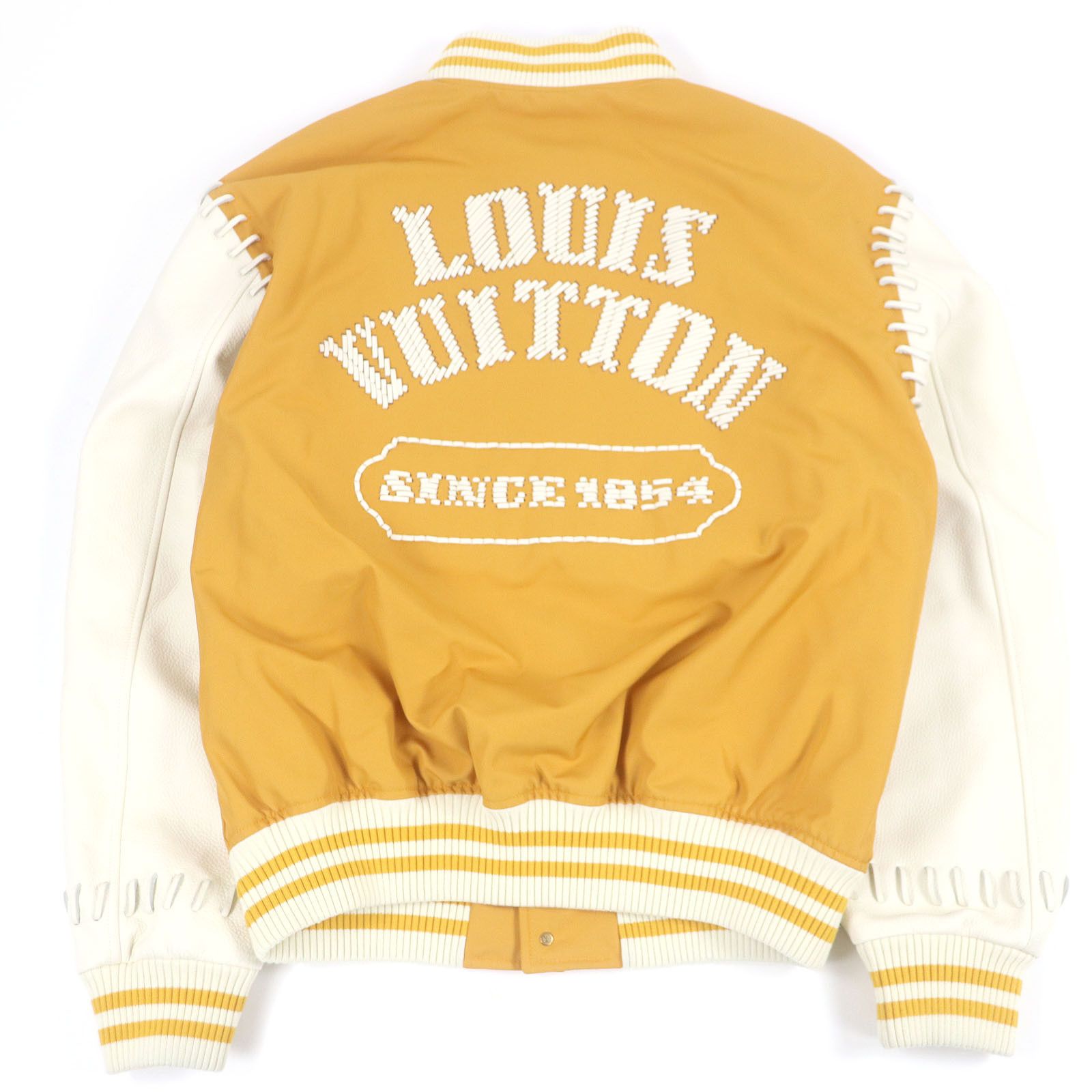 Louis Vuitton Louis Vuitton Louis Vuitton Padded varsity jacket Leather Jacket Leather Outerwear DUTY FREE for USA Size ONE SIZE - 4 Thumbnail