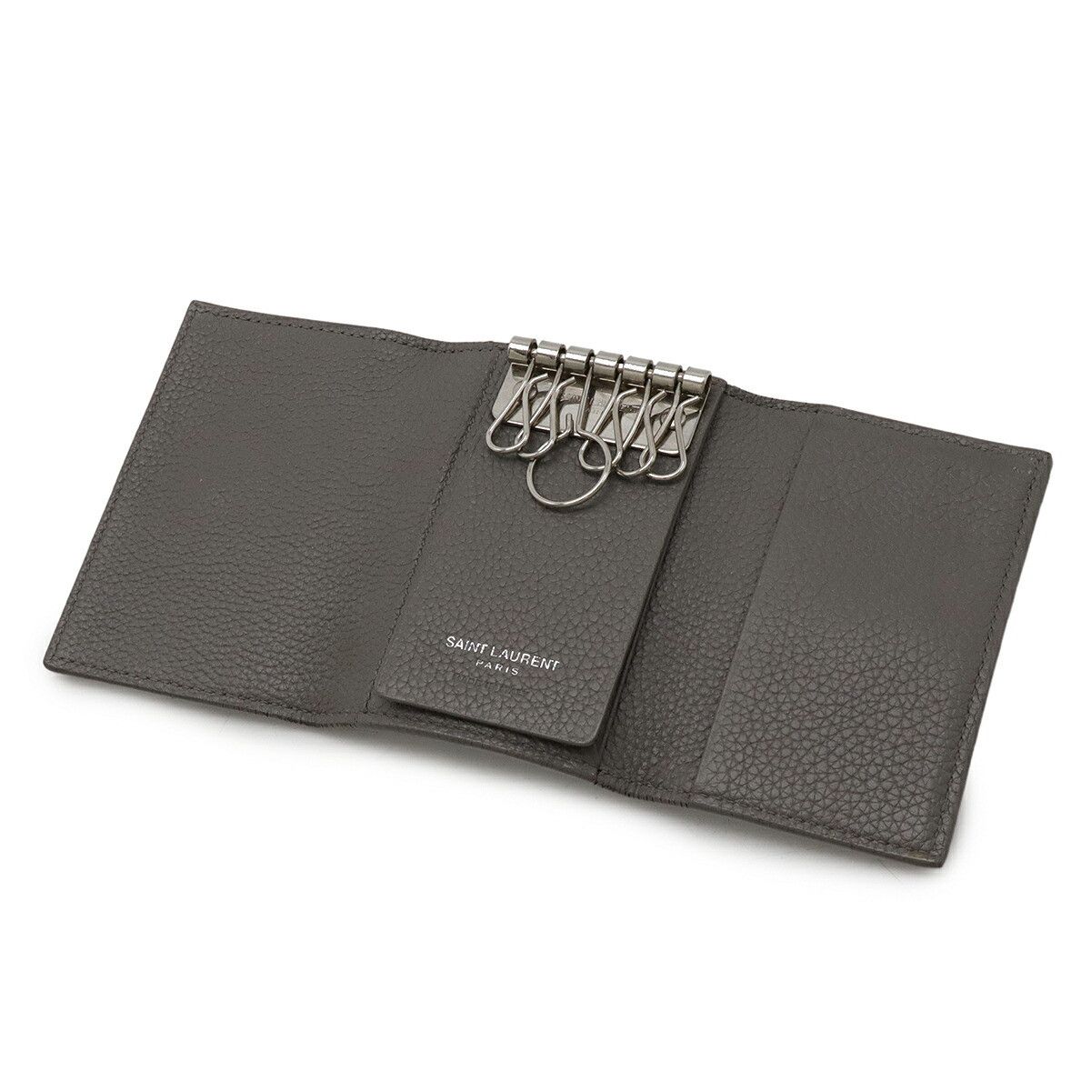 Yves Saint Laurent Yves Saint Laurent Saint Laurent Paris Leather Key Case Leather Key case 505042 DUTY FREE for USA Size ONE SIZE - 5 Thumbnail