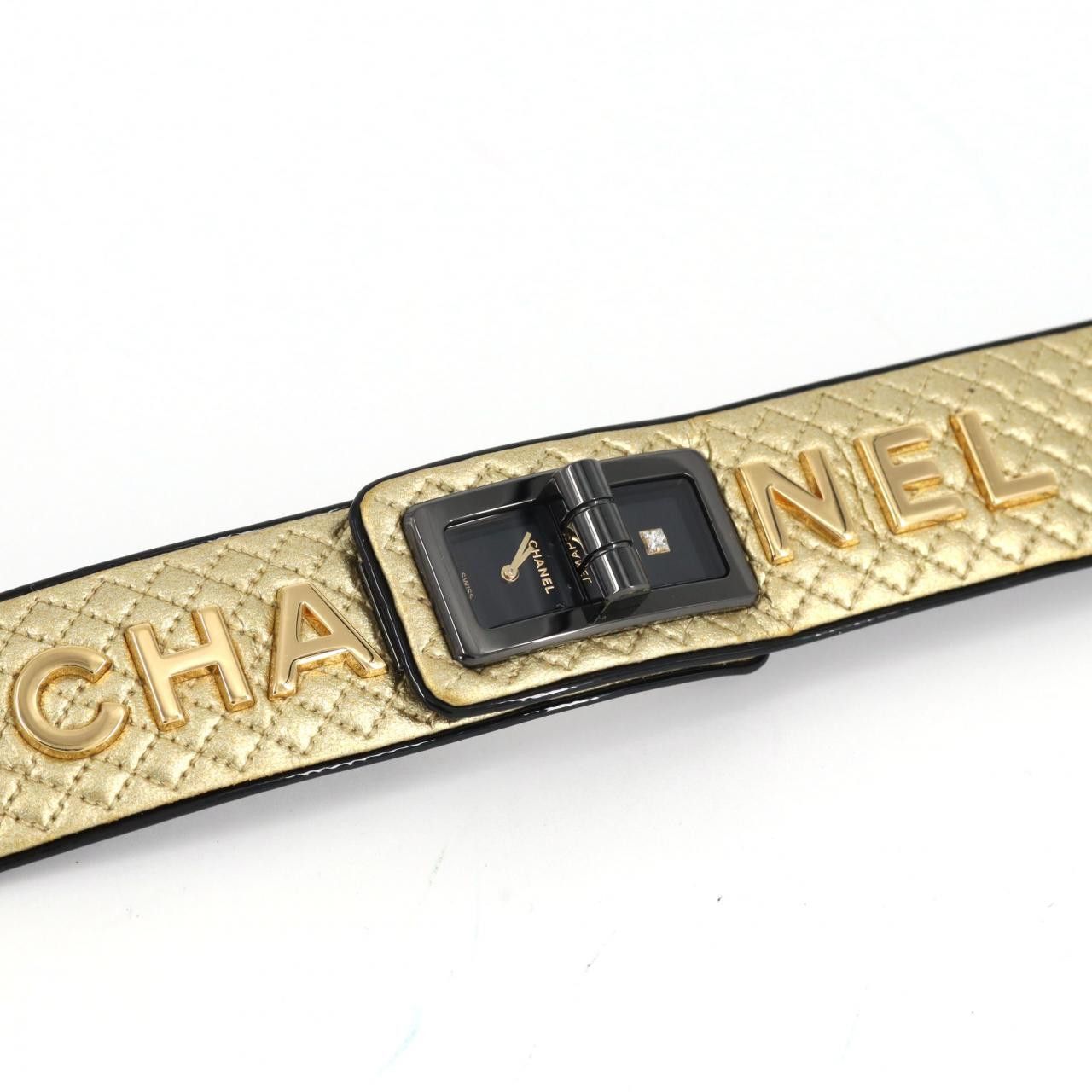 Chanel Chanel Chanel Code Coco Cyber Gold LIMITED Stainless Steel Metal Quartz H7945 DUTY FREE for USA Size ONE SIZE - 5 Thumbnail