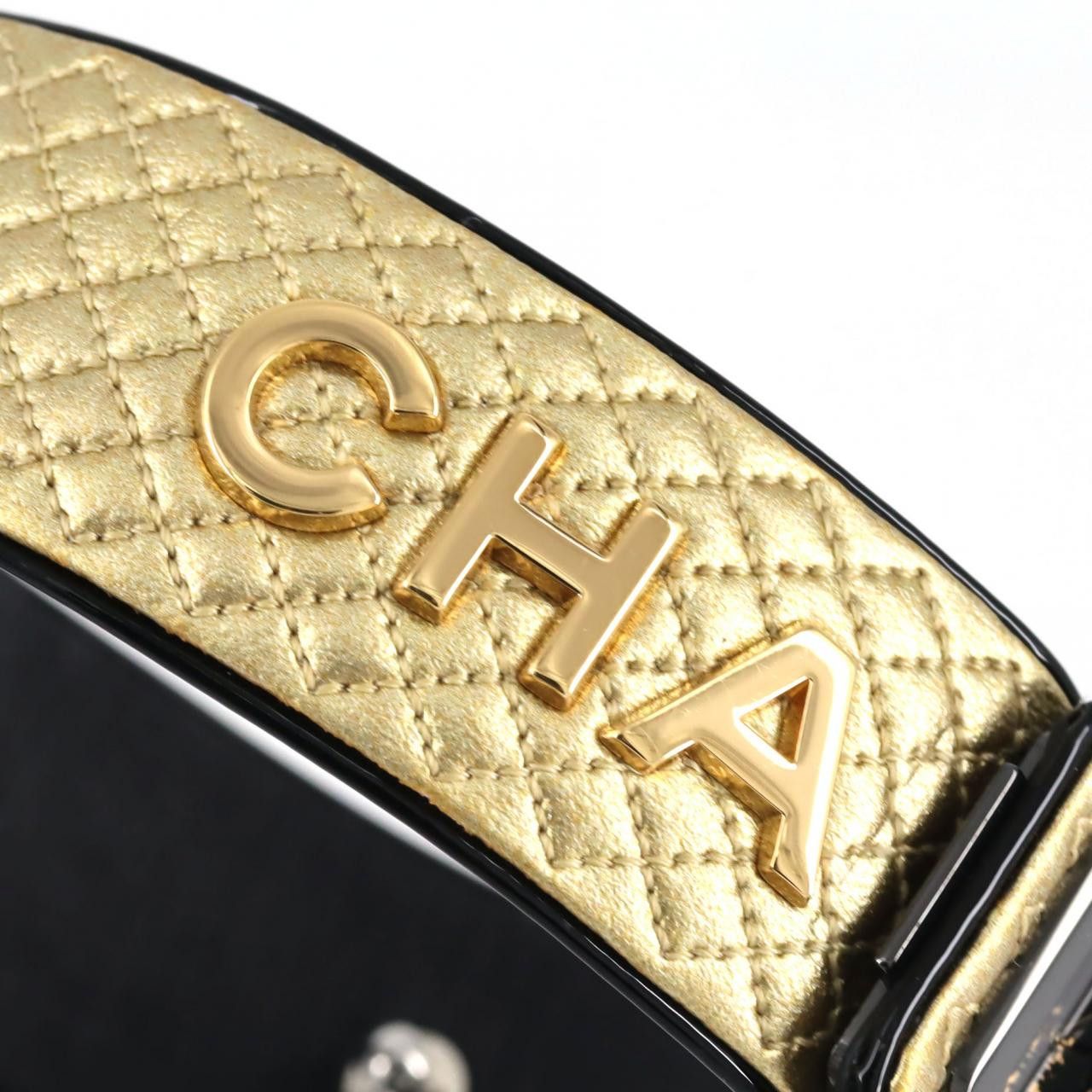 Chanel Chanel Chanel Code Coco Cyber Gold LIMITED Stainless Steel Metal Quartz H7945 DUTY FREE for USA Size ONE SIZE - 4 Thumbnail