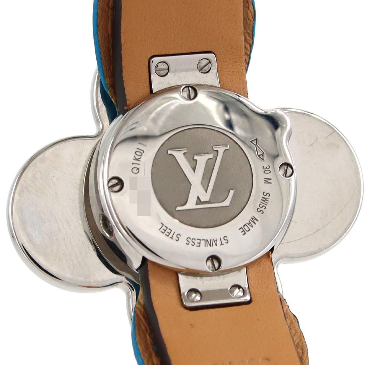 Louis Vuitton Louis Vuitton Louis Vuitton Tambour Vivienne Bijou Secret Stainless Steel Yellow Gold Metal Quartz Q1K0J1 DUTY FREE for USA Size ONE SIZE - 8 Thumbnail