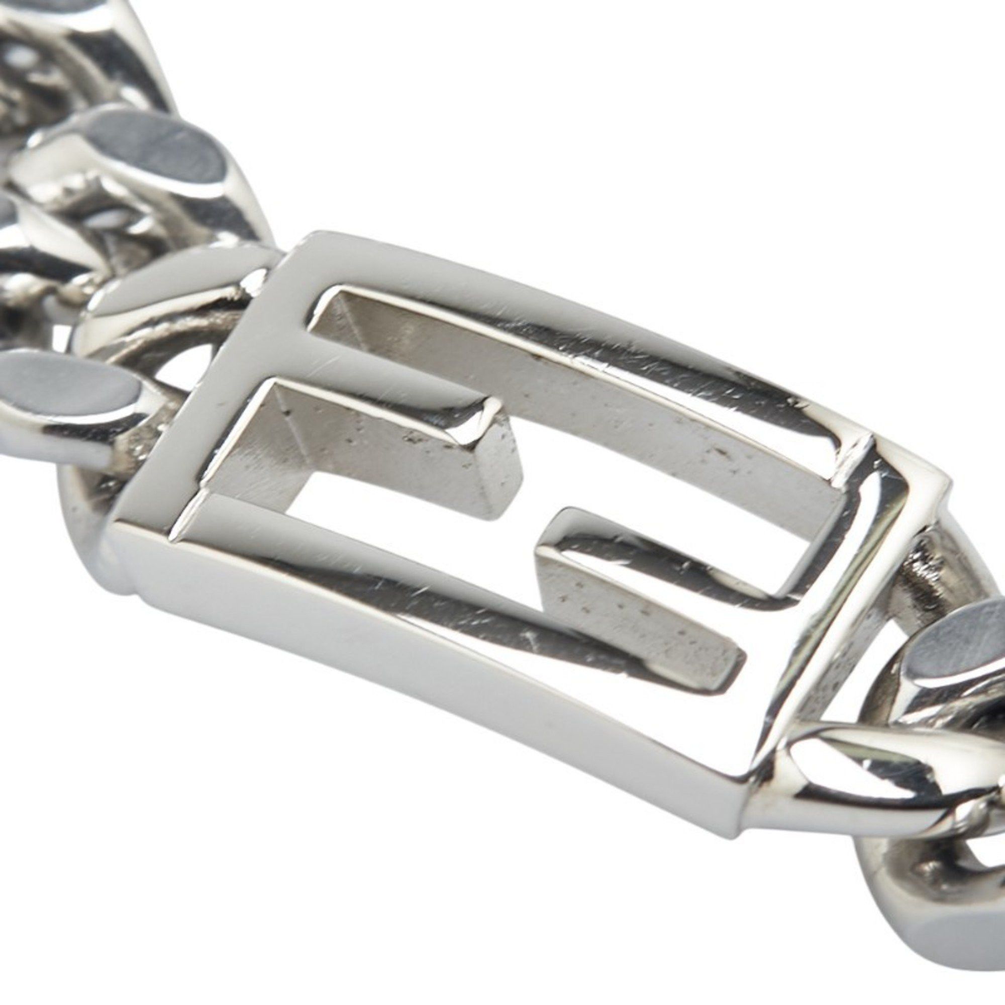Fendi Fendi Baguette Chain Bracelet, Size XS, OB3024, Silver Metal, Women's, FENDI Size ONE SIZE - 3 Thumbnail