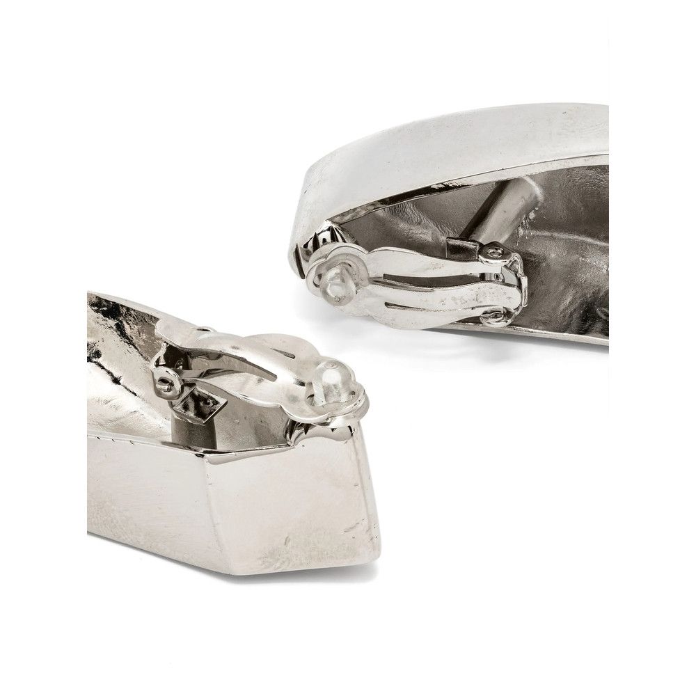 Saint Laurent Paris Saint Laurent SILVER Earrings Size ONE SIZE - 2 Thumbnail