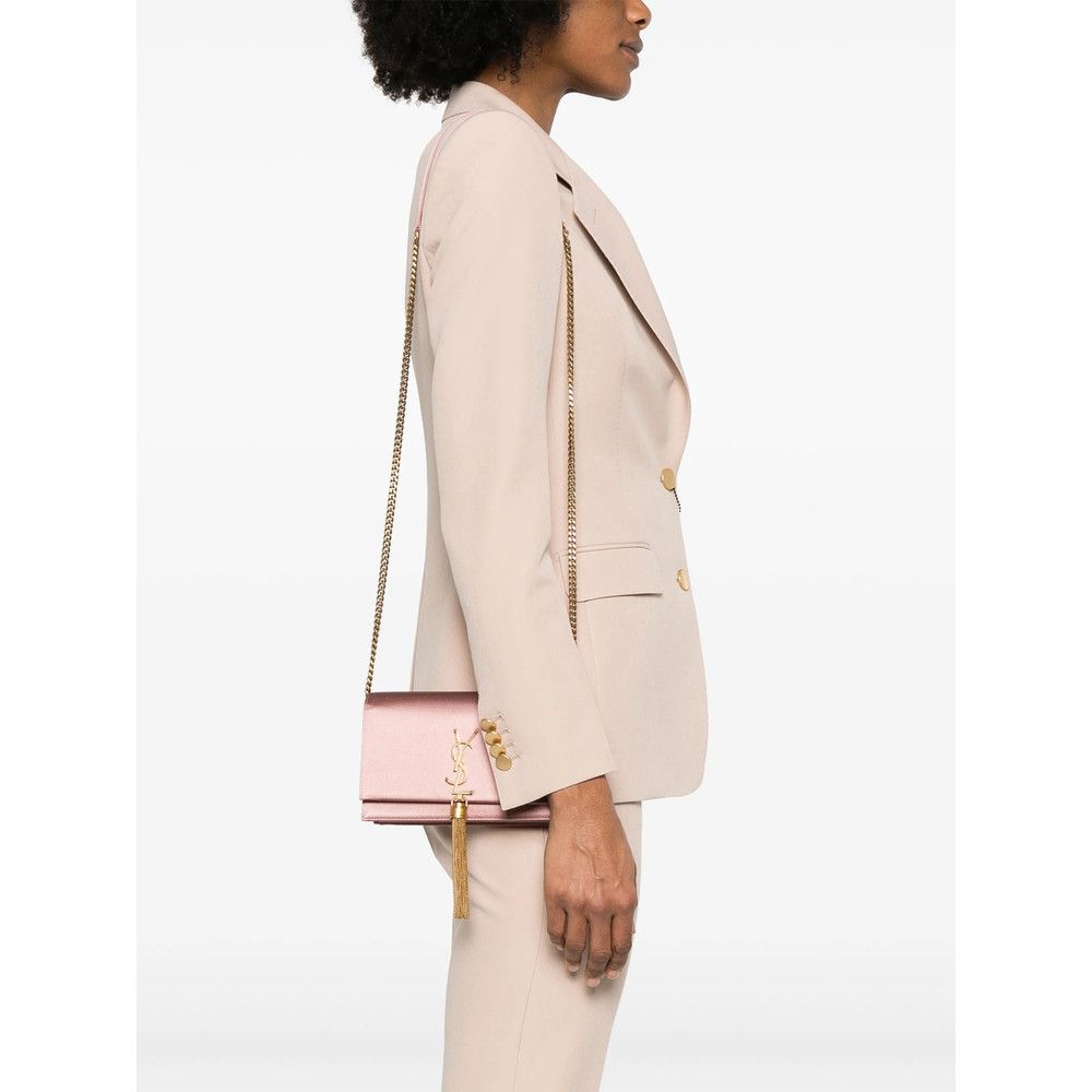 Saint Laurent Paris Saint Laurent PINK Clutch Bags Size ONE SIZE - 3 Thumbnail