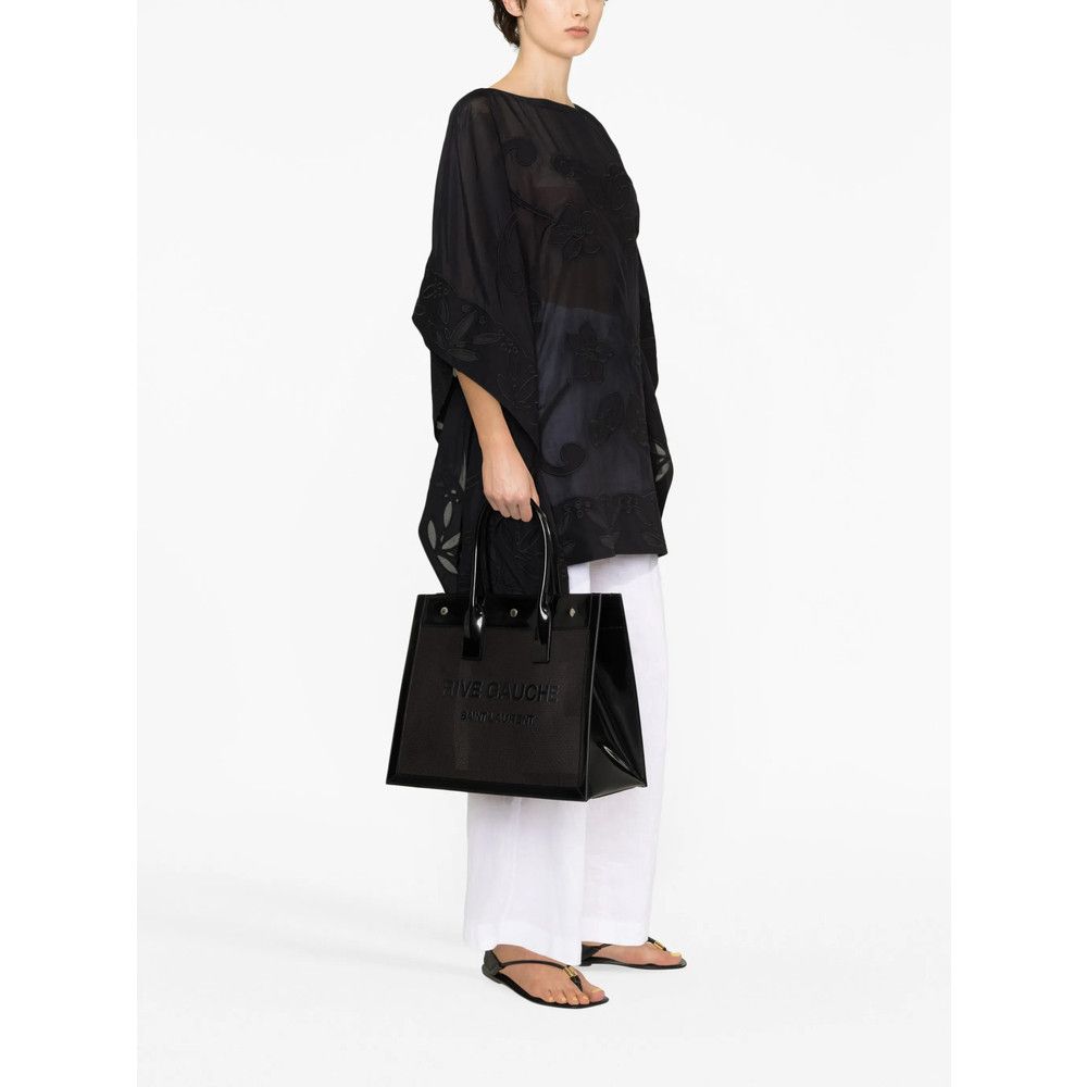 Saint Laurent Paris Saint Laurent BLACK Tote Bags Size ONE SIZE - 6 Thumbnail