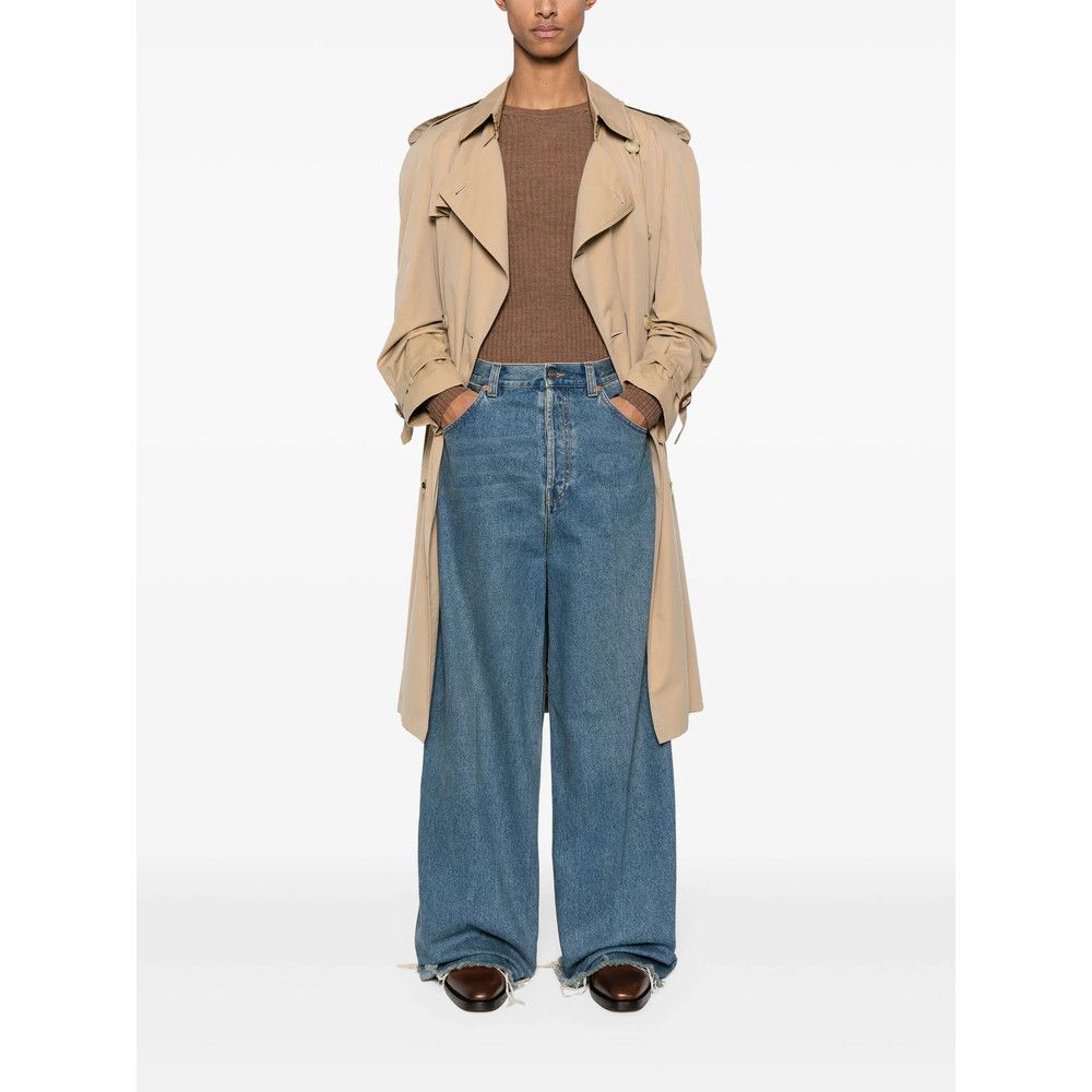 Gucci Gucci BLUE Denim - Wide-Leg Jeans Size US 29 - 5 Thumbnail