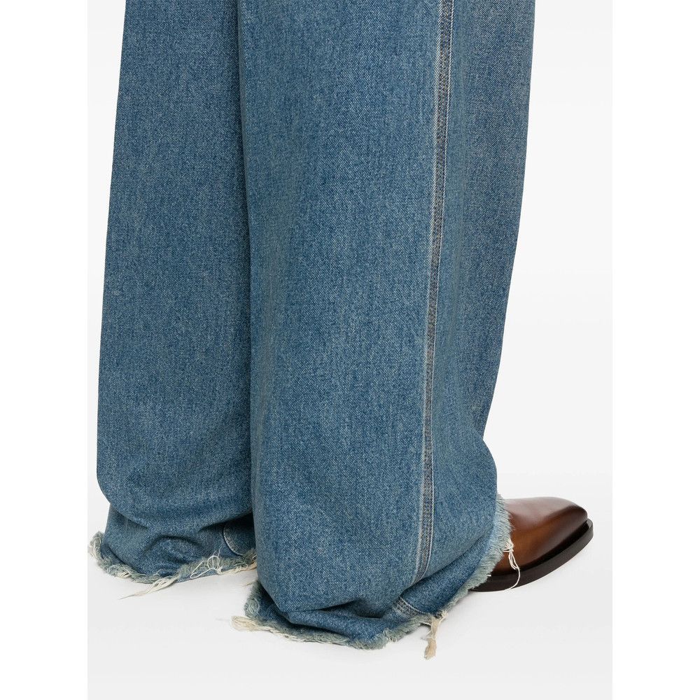Gucci Gucci BLUE Denim - Wide-Leg Jeans Size US 29 - 4 Thumbnail