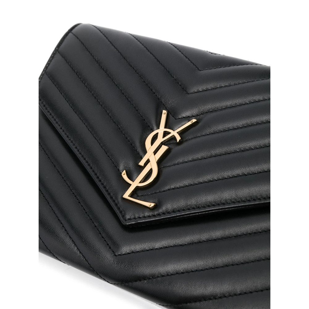 Saint Laurent Paris Saint Laurent BLACK Clutch Bags Size ONE SIZE - 3 Thumbnail