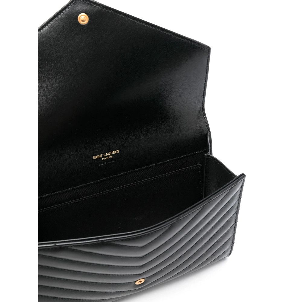 Saint Laurent Paris Saint Laurent BLACK Clutch Bags Size ONE SIZE - 4 Thumbnail