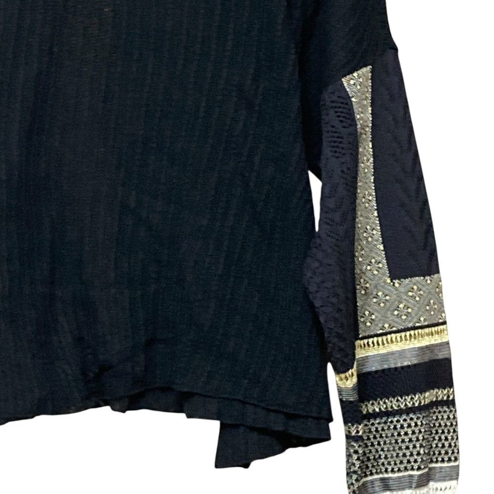 Other Mame Kurogouchi Sash Jacquard Knit Pullover Others