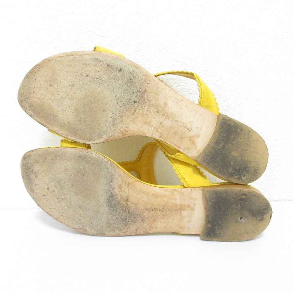 Manolo Blahnik Manolo Blahnik Manolo Blahnik Suede Flat Sandals Suede Shoes DUTY FREE for USA Size ONE SIZE - 5 Thumbnail