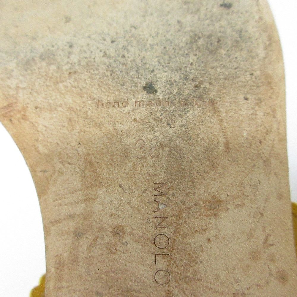 Manolo Blahnik Manolo Blahnik Manolo Blahnik Suede Flat Sandals Suede Shoes DUTY FREE for USA Size ONE SIZE - 8 Thumbnail