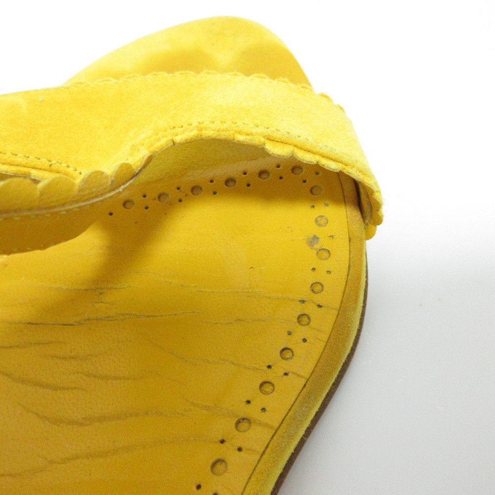 Manolo Blahnik Manolo Blahnik Manolo Blahnik Suede Flat Sandals Suede Shoes DUTY FREE for USA Size ONE SIZE - 11 Thumbnail