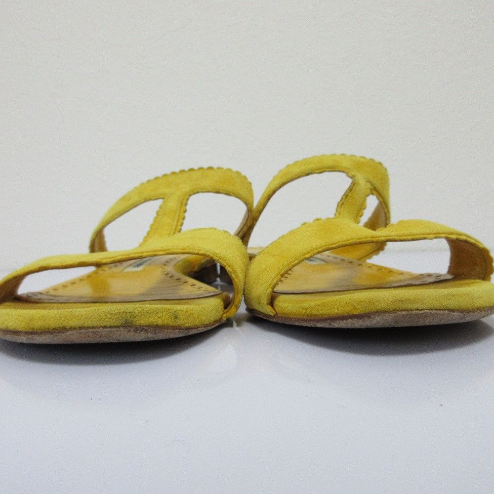 Manolo Blahnik Manolo Blahnik Manolo Blahnik Suede Flat Sandals Suede Shoes DUTY FREE for USA Size ONE SIZE - 14 Thumbnail