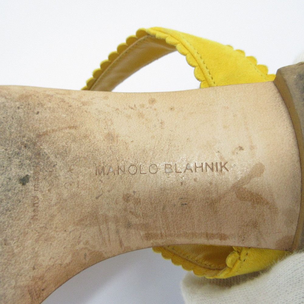 Manolo Blahnik Manolo Blahnik Manolo Blahnik Suede Flat Sandals Suede Shoes DUTY FREE for USA Size ONE SIZE - 7 Thumbnail