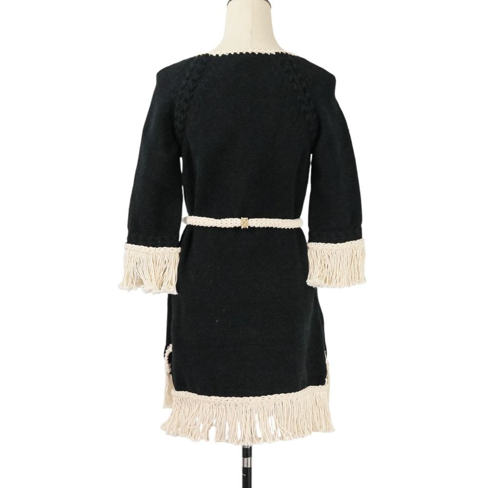 Chanel Chanel Chanel Fringed Tweed Dress Cotton Dresses P58133 DUTY FREE for USA Size ONE SIZE - 3 Thumbnail