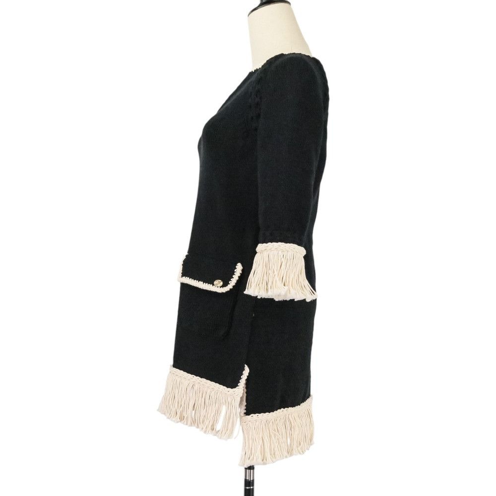 Chanel Chanel Chanel Fringed Tweed Dress Cotton Dresses P58133 DUTY FREE for USA Size ONE SIZE - 10 Thumbnail