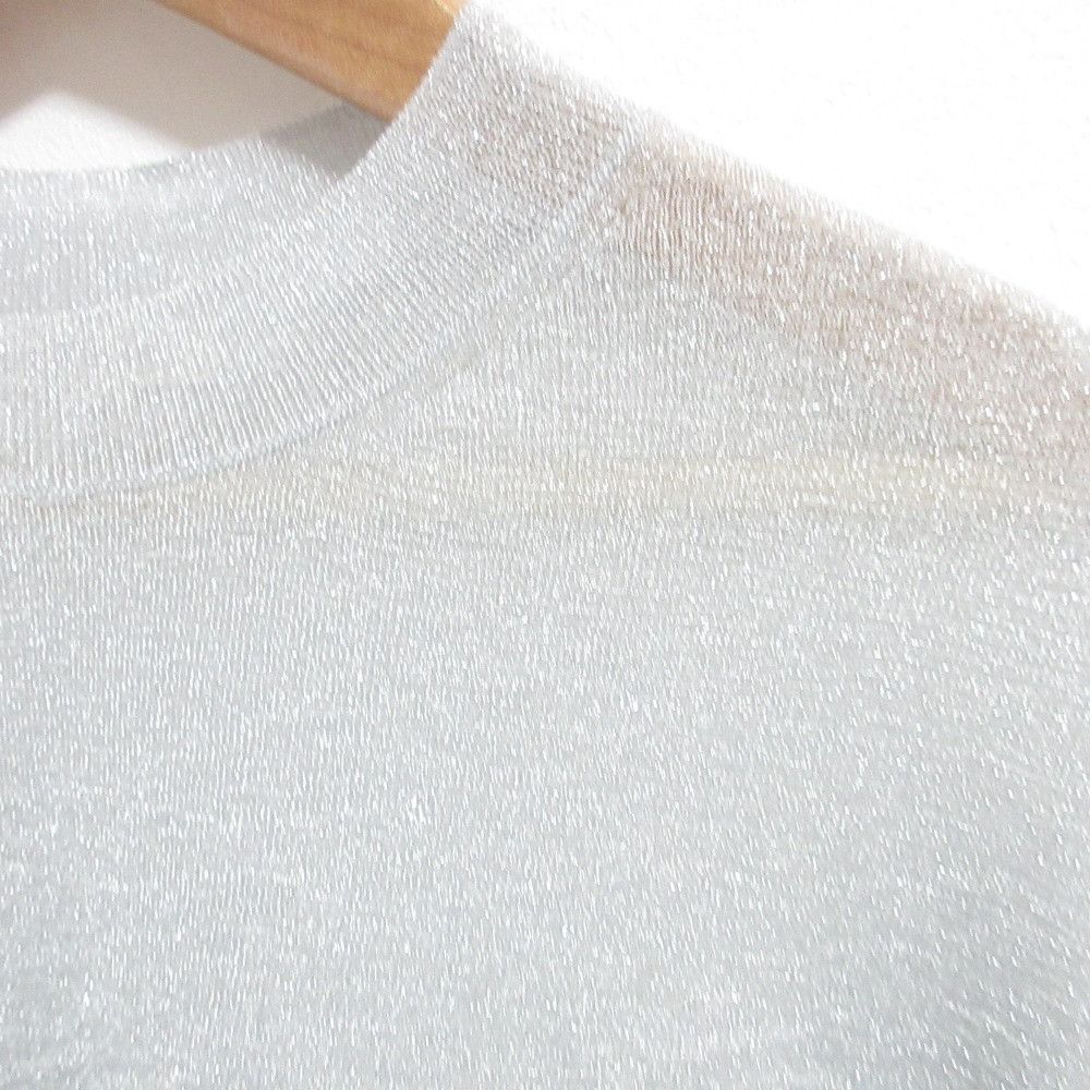 Other Other BLAMINK Lame 18G Rib Long Sleeve Knit Others Tops 7913-230-0286 DUTY FREE for USA Size ONE SIZE - 4 Thumbnail