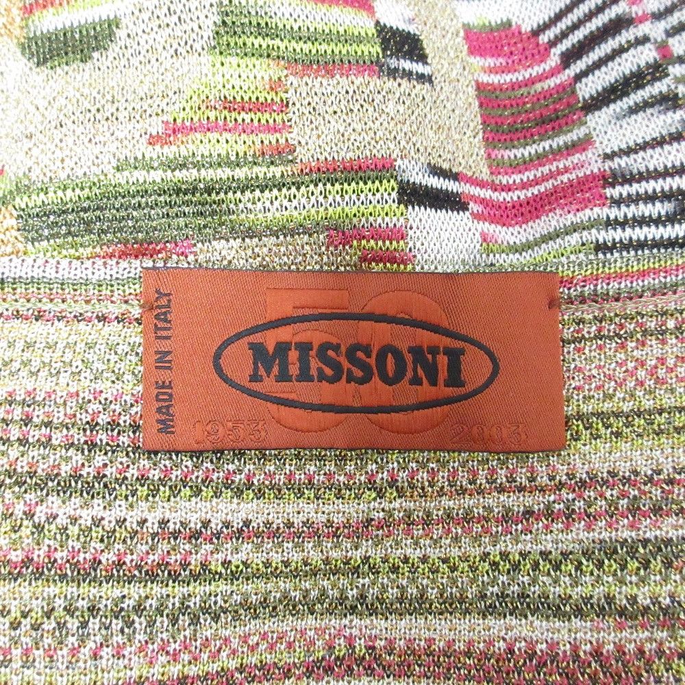Other Other Missoni 50th Jacquard 2way Knit Ensemble Cotton Tops DUTY FREE for USA Size ONE SIZE - 6 Thumbnail