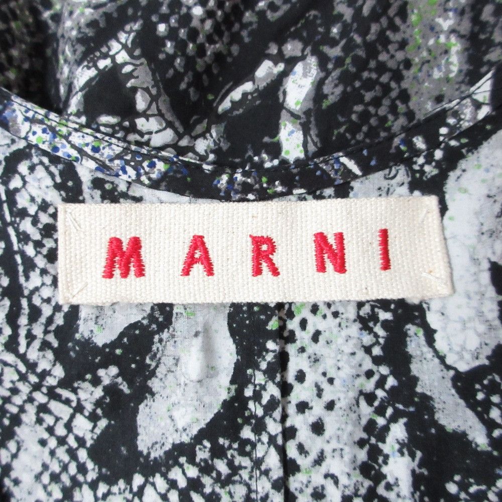Marni Marni Python Sleeveless V-Neck Dress Others Dresses DUTY FREE for USA