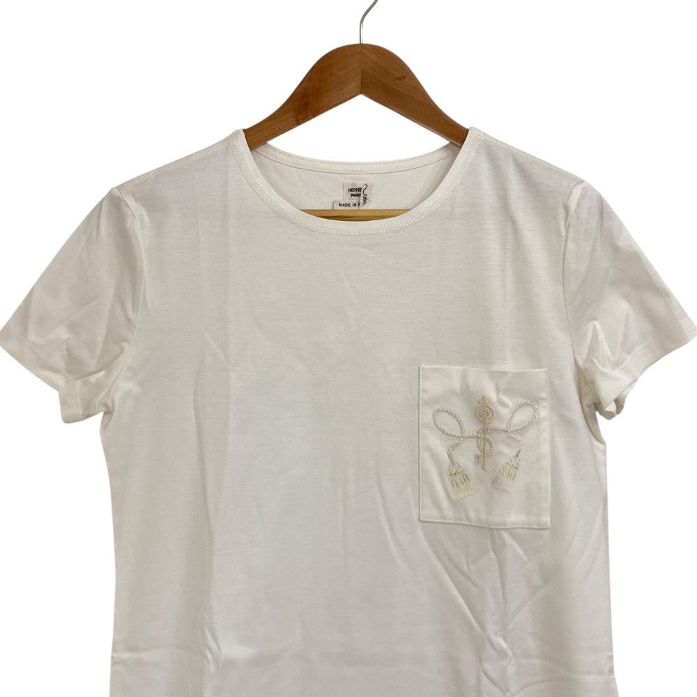 Hermes Hermes Hermes Embroidered Cotton Dress Cotton Dresses DUTY FREE for USA Size ONE SIZE - 3 Thumbnail