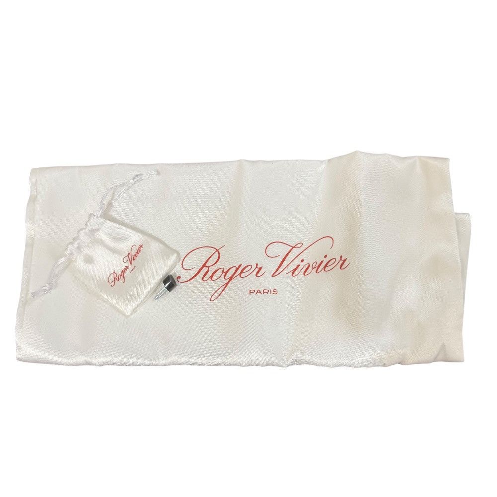 Roger Vivier Roger Vivier Roger Vivier RV Logo Suede Pointed Toe Mule Sandals Suede Shoes DUTY FREE for USA Size ONE SIZE - 12 Thumbnail
