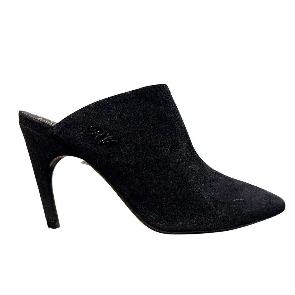 Roger Vivier Roger Vivier Roger Vivier RV Logo Suede Pointed Toe Mule Sandals Suede Shoes DUTY FREE for USA Size ONE SIZE - 6 Thumbnail