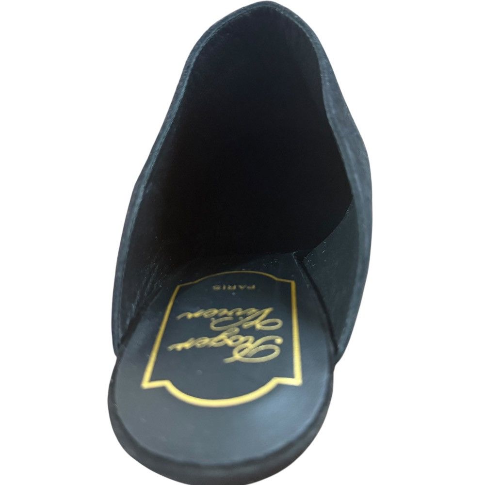 Roger Vivier Roger Vivier Roger Vivier RV Logo Suede Pointed Toe Mule Sandals Suede Shoes DUTY FREE for USA Size ONE SIZE - 11 Thumbnail
