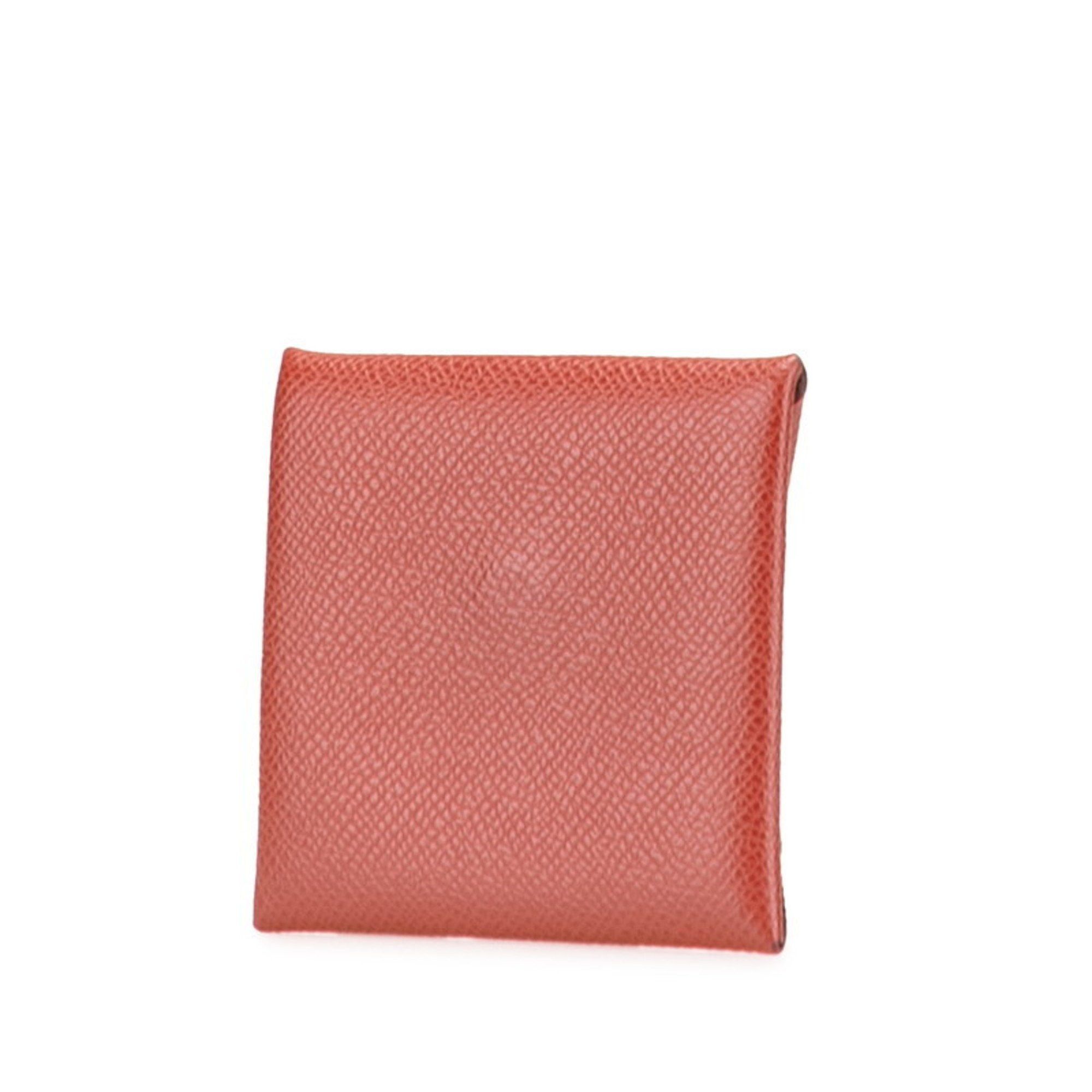 Hermes Hermès Bastia Wallet/Coin Purse Brown Epsom Leather Women's HERMES Size ONE SIZE - 2 Thumbnail