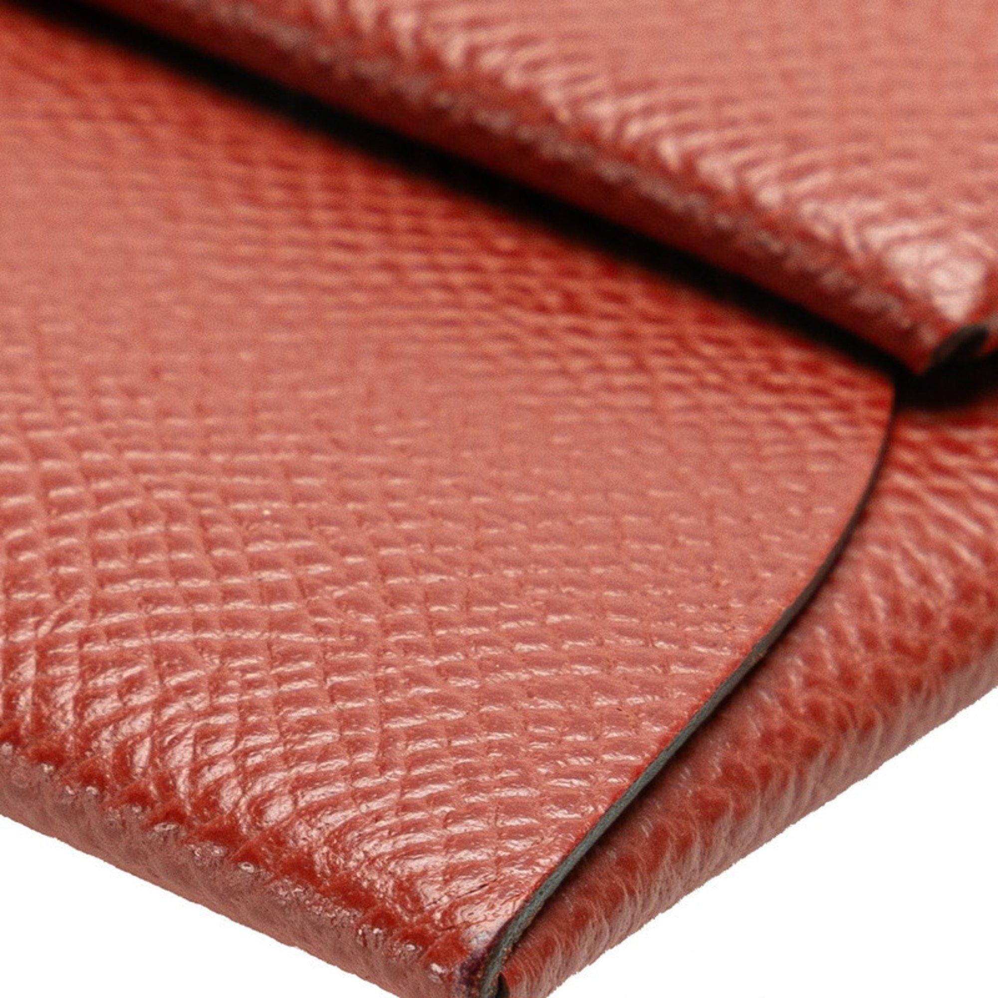 Hermes Hermès Bastia Wallet/Coin Purse Brown Epsom Leather Women's HERMES Size ONE SIZE - 5 Thumbnail
