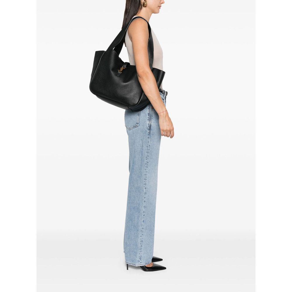 Saint Laurent Paris Saint Laurent BLACK Tote Bags Size ONE SIZE - 2 Thumbnail