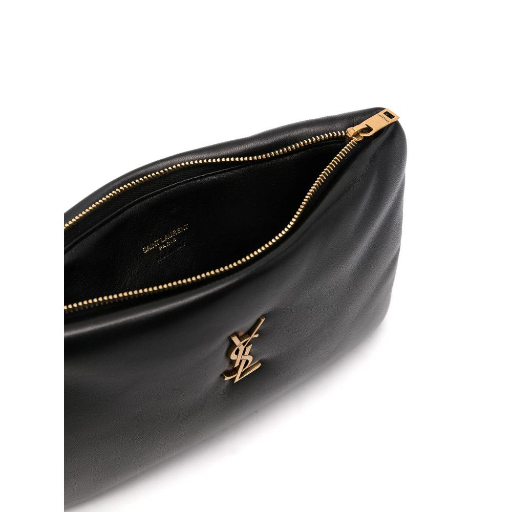 Saint Laurent Paris Saint Laurent BLACK Clutch Bags Size ONE SIZE - 3 Thumbnail