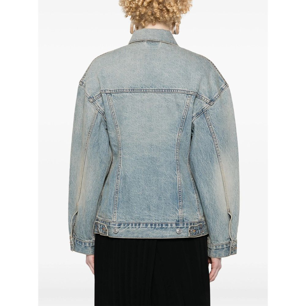 Balenciaga Balenciaga BLUE Jackets - Denim Jackets Size S / US 4 / IT 40 - 3 Thumbnail