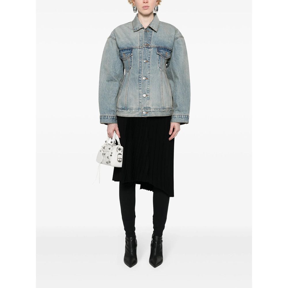 Balenciaga Balenciaga BLUE Jackets - Denim Jackets Size S / US 4 / IT 40 - 5 Thumbnail