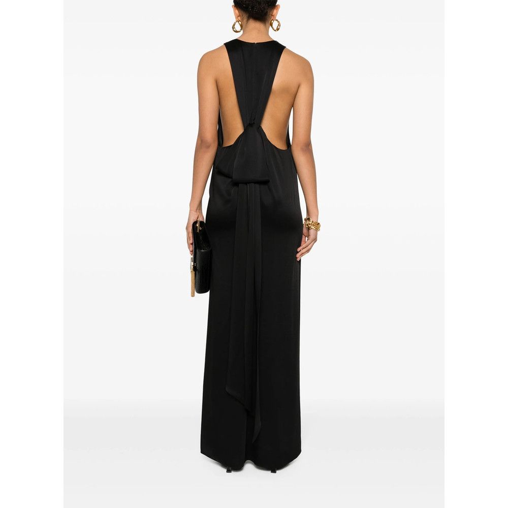 Saint Laurent Paris Saint Laurent BLACK Dresses - Evening Dresses Size S / US 4 / IT 40 - 4 Thumbnail