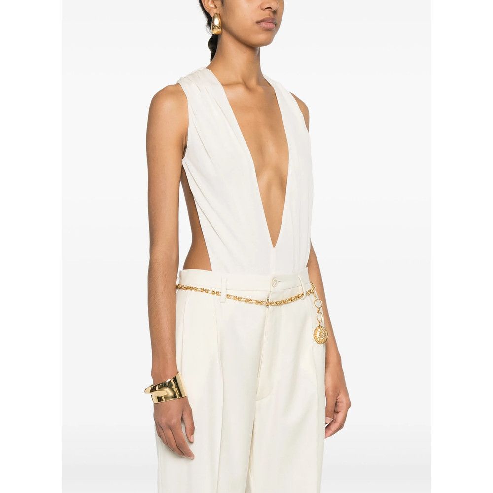 Saint Laurent Paris Saint Laurent NEUTRALS Tops - Vests & Tank Tops Size M / US 6-8 / IT 42-44 - 3 Thumbnail