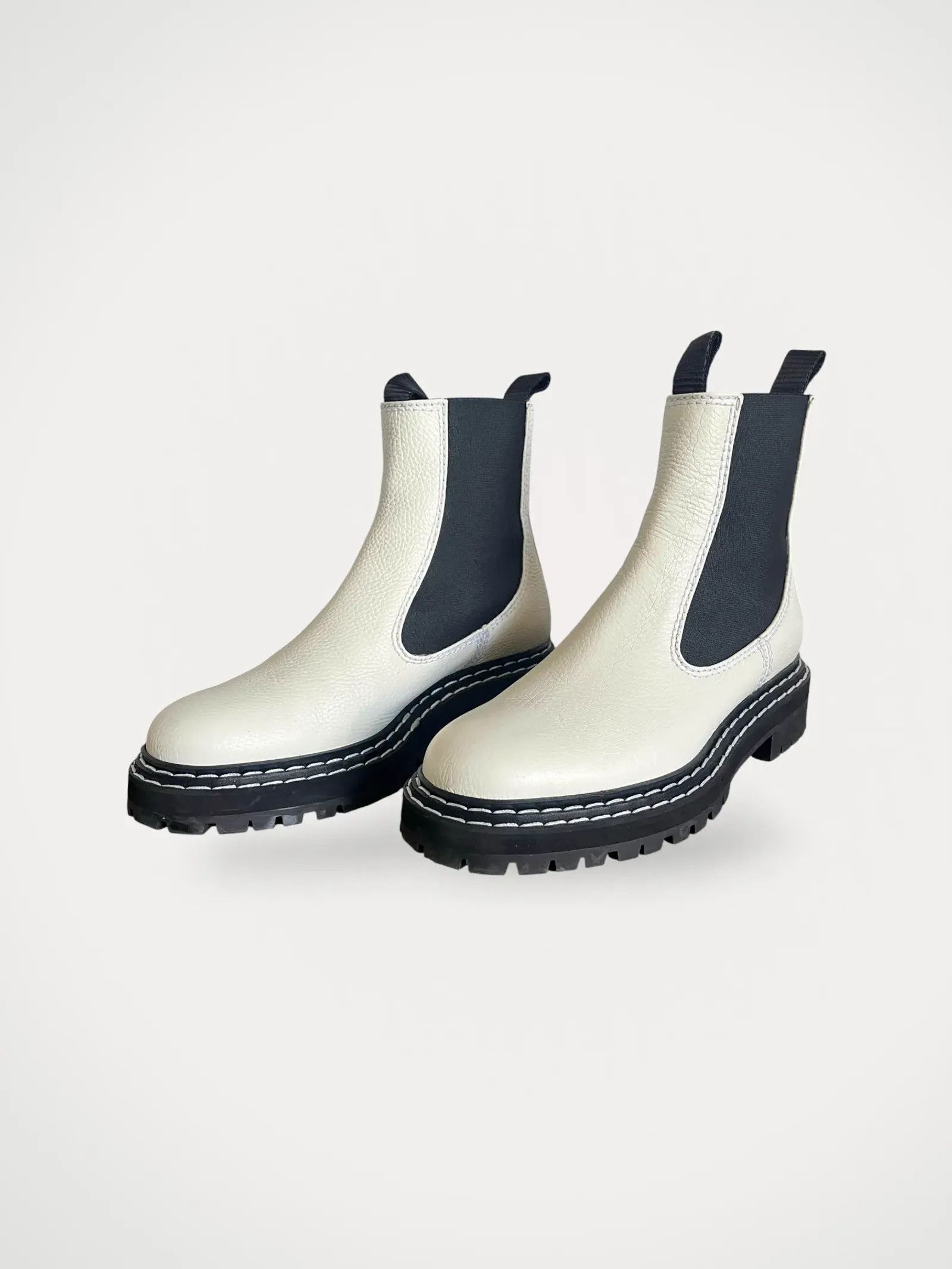Proenza Schouler Proenza Schouler Pebbled-leather Chelsea Boots Boots Size US 11 / IT 41 - 2 Thumbnail