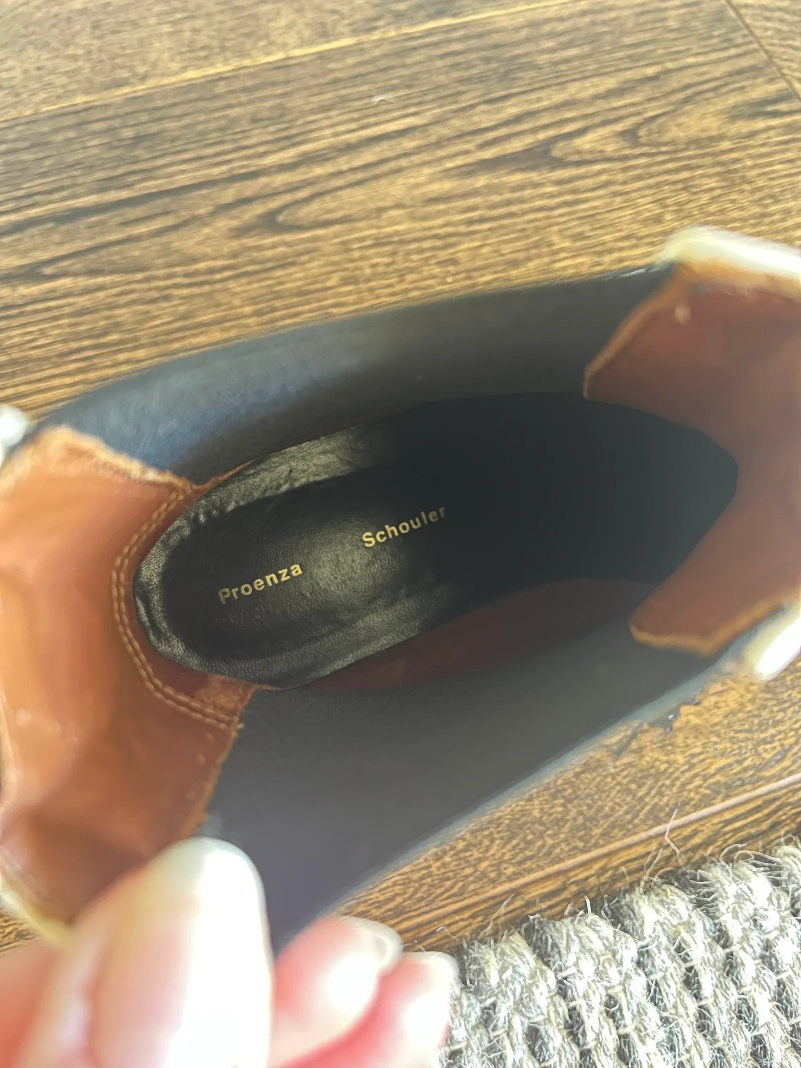 Proenza Schouler Proenza Schouler Pebbled-leather Chelsea Boots Boots Size US 11 / IT 41 - 3 Thumbnail