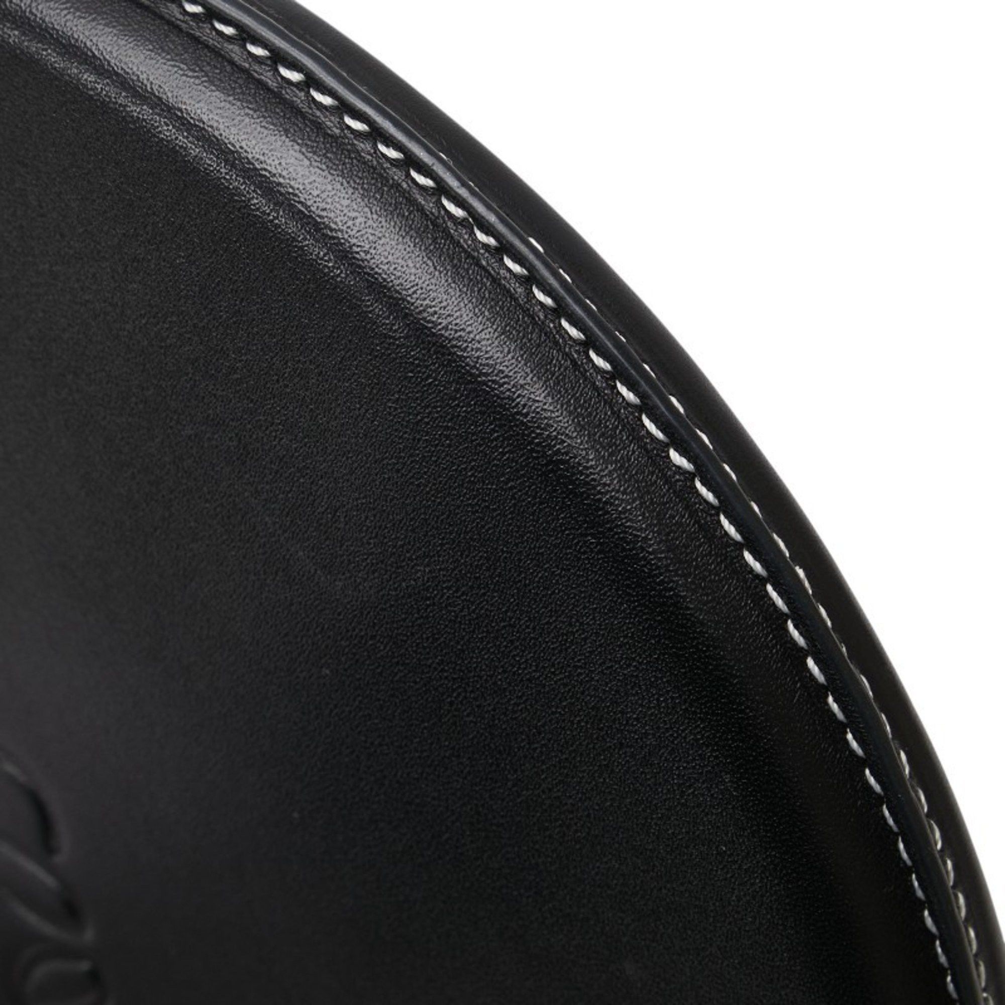 Loewe LOEWE Anagram Cookie Pouch in Black Leather for Women Size ONE SIZE - 5 Thumbnail