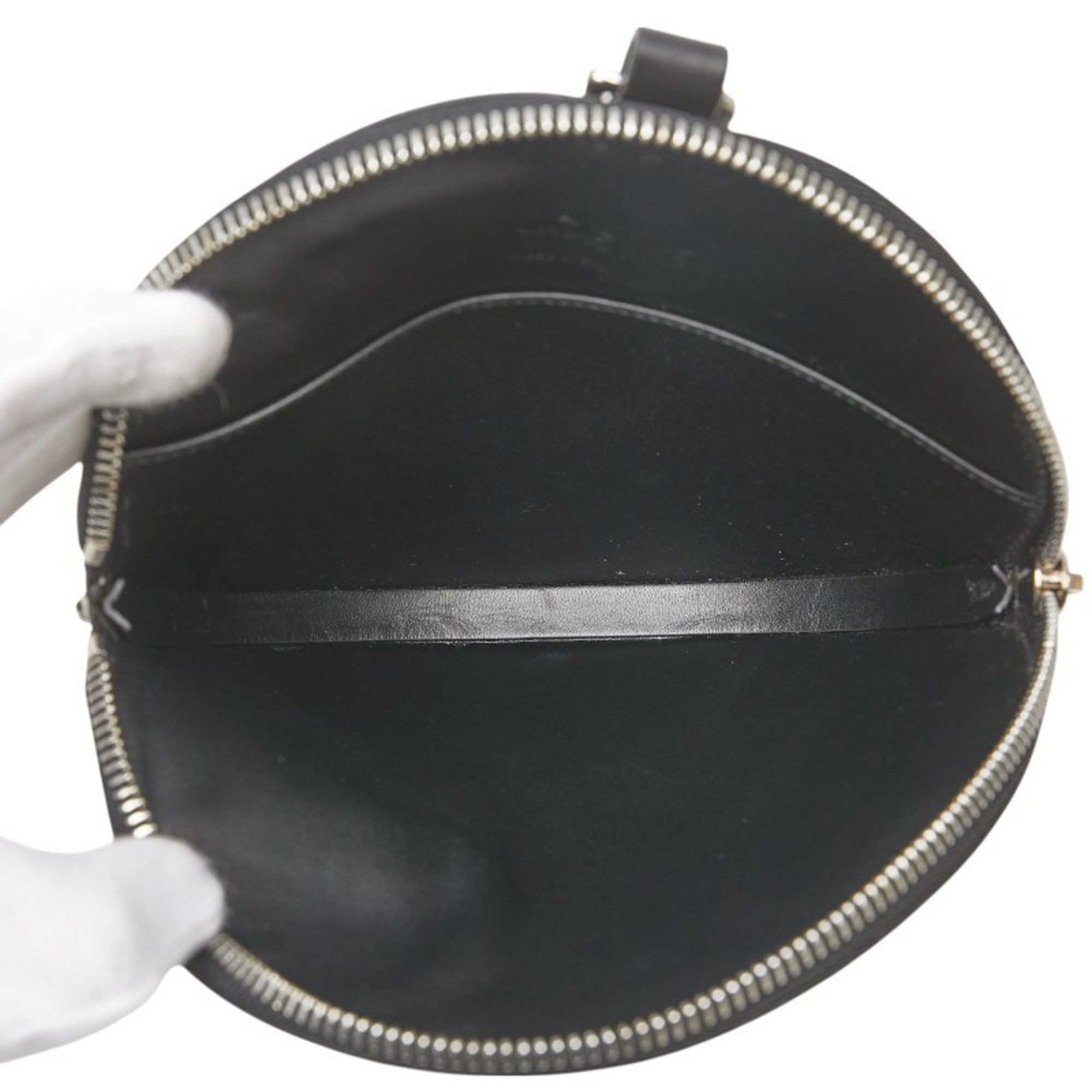 Loewe LOEWE Anagram Cookie Pouch in Black Leather for Women Size ONE SIZE - 6 Thumbnail